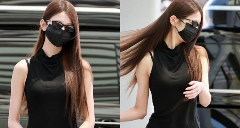 IVE’s Jang Wonyoung Turns Heads at Airport Despite Face Mask